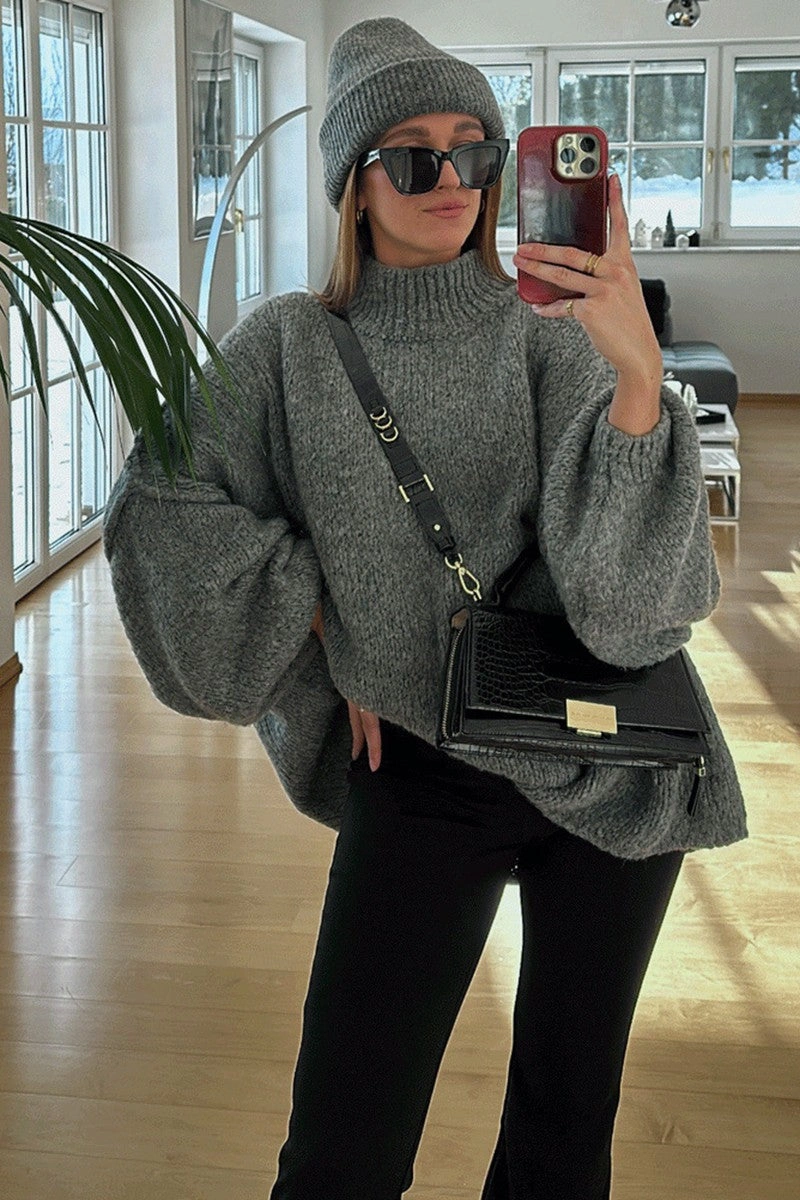 Zackie Sweater: Grau. Letzte Chance! Dein kuscheliges Lieblingsstück im Ausverkauf. Schnell zugreifen!